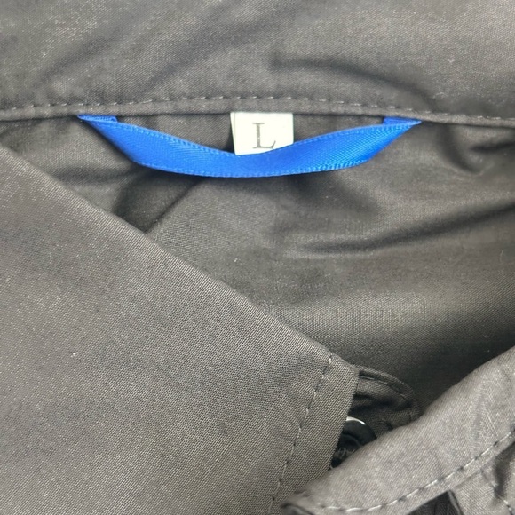 NWOT Black and White Large Classic Black Button-Up/Zipper 2 Shirt Bundle Large - Picture 2 of 7